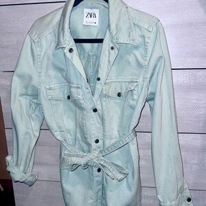 Zara Women's Light Green Jacket